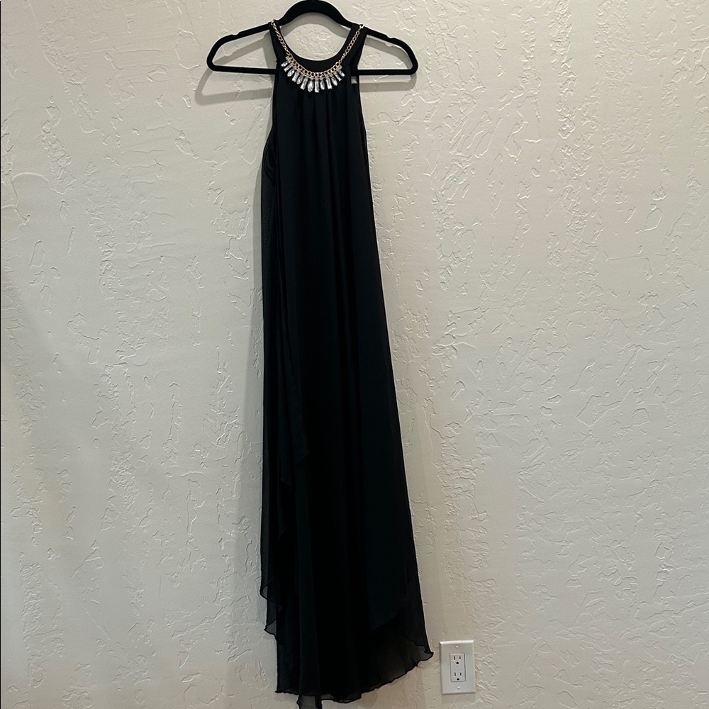 Bailey Blue Black High Low Dress